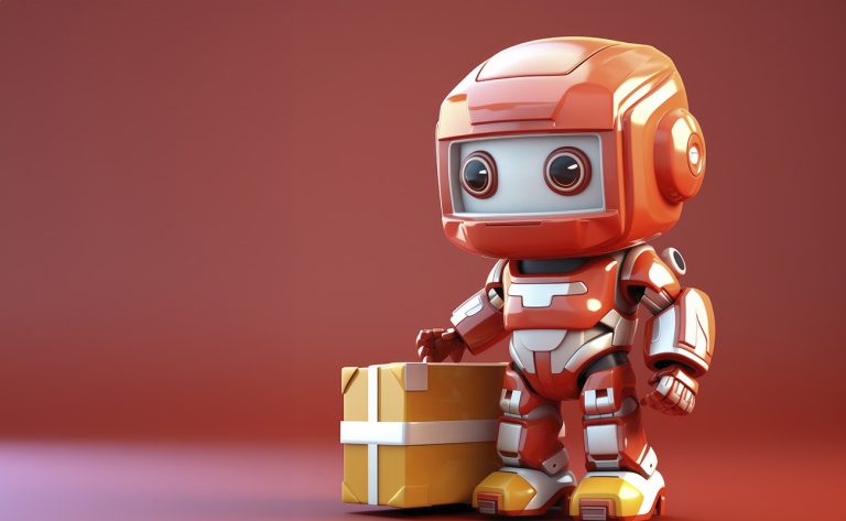 3d-delivery-robot-working